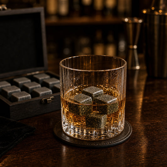 Whiskey Stones Gift Set (9-Pack) — lifestyle